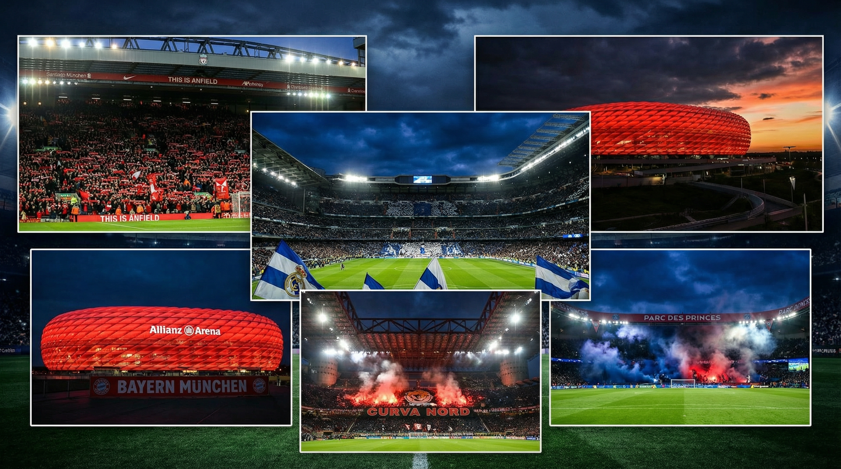 OD体育欧洲五大联赛球场全景